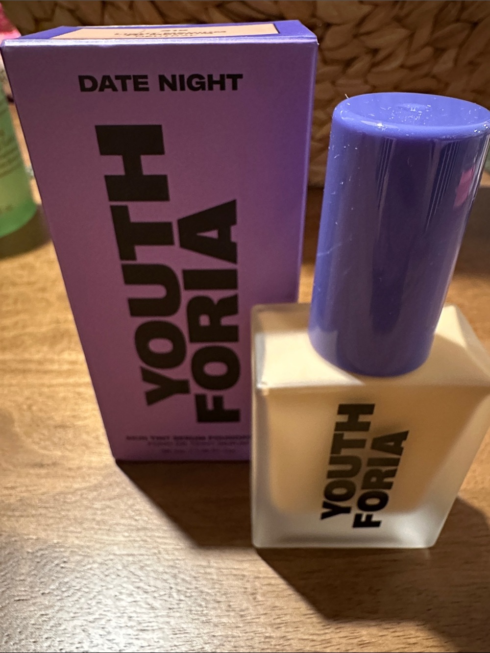 NIB Youth Foria Date Night Skin Tint Serum Foundation - Shade 315
